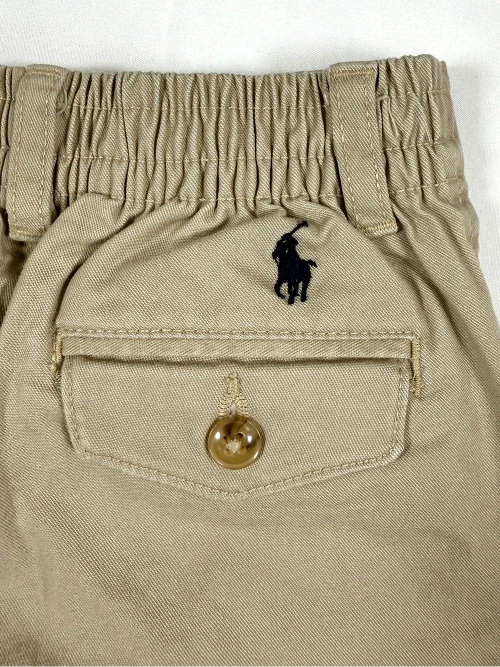 RALPH LAUREN Boys Classic Khaki Chino Pants 24M Preppy Old Money Quiet Luxury